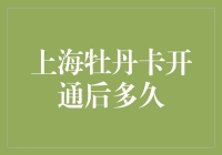 上海牡丹卡开通后多久，我终于学会了在线支付的高级操作：疯狂购物