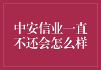 中安信业违约风险对借贷市场的影响分析