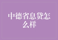 中德省息贷：揭开其贷款模式与市场表现