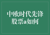 中欧时代先锋股票A：探索通往财富之路的小秘密