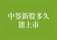 中签新股上市时间及其影响因素探究