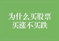 为什么买股票买涨不买跌：投资策略的理性分析