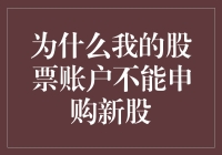 为什么我的股票账户不能申购新股：探索背后的多个原因