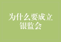 为何必须设立银监会：强化金融监管的必要性探讨