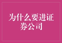 为何选择进入证券公司：构筑多元化投资版图的契机