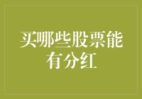 股市新手的欢乐指南：选哪些股票能拿到分红？