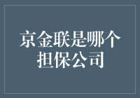 京金联：揭秘国内金融担保行业的引领者