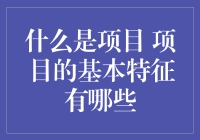 揭秘项目管理的奥秘：什么是项目？它的基本特征有哪些？