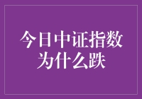 因何而变？今日中证指数下跌背后的深层次解读