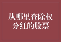 如何查询上市公司除权除息及分红记录：步骤与技巧