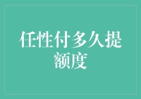 任性付多久提额度：理性规划与信用管理的深度融合