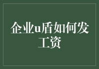 企业u盾怎么发工资？一招教你解决难题！