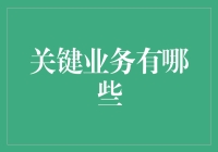 关键业务到底有哪些？揭秘赚钱的秘密！