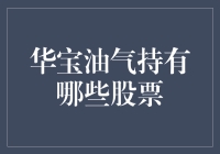 华宝油气持有的股票有哪些？揭秘其投资组合！