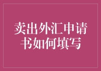 卖出外汇申请书：规范填写与注意事项