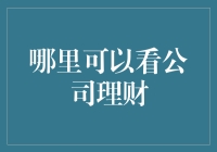 专业理财顾问与在线平台：公司理财的新视角