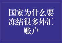 国家为何要冻结外汇账户：制度与风险管理策略