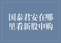 国泰君安APP如何查看新股申购权限及流程详解