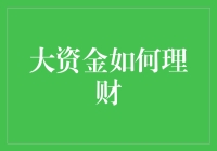 大资金理财策略：稳健与创新并举的财富管理之道