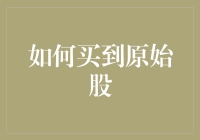 揭秘原始股的奥秘：新手也能轻松入手的投资技巧