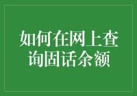 如何在网上查询固话余额：一场不厌其烦的探险