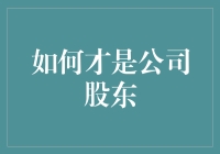 如何成为一家公司的股东：深入解析股份投资的法律与实践路径