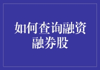 如何快速有效地查询融资融券股？