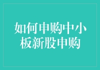 如何申购中小板新股申购：规范操作流程与策略解析