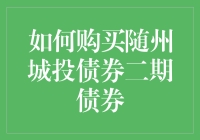 如何巧妙地把钱藏在随州城投债券二期债券里