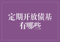 定期开放债基：以稳健投资之名，打造财富增值利器