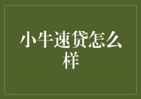 小牛速贷：你的钱袋子救星还是不速之客？