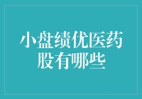 小盘绩优医药股的寻宝之路：寻找下一个小而美的医疗之星