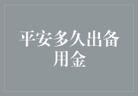 平安多久出备用金：一场冒险还是保险之外的锦囊妙计？