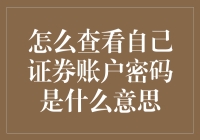 如何安全地查看您的证券账户密码：理解与实操指南