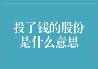 投了钱的股份：一种金融投资形式的深度解读