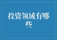 投资领域的多样性与挑战