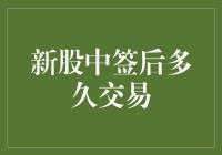 新股中签后多久可以交易？全面解析新股交易流程