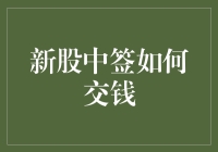 新股中签如何交钱：全面解析与策略指导