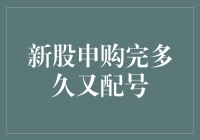 新股申购完多久又配号：策略与流程解析