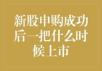 新股申购成功后何时上市：锁定策略与市场解读