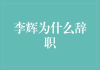 李辉为何辞去公司核心研发岗位：从个人成长到组织变革的深度解析