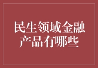 民生领域金融产品的创新与选择