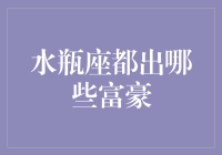 星座与财富：揭秘水瓶座的富豪名单