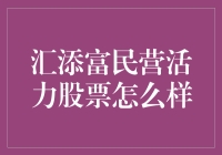 汇添富民营活力股票：带你领略民营企业的活力