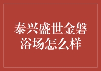 泰兴盛世金磐浴场怎么样？适合投资吗？