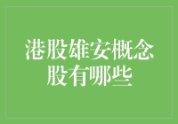 港股雄安新区概念股大盘点：跳楼价还是价值洼地？