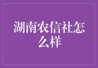 湖南农信社：乡村振兴的坚实后盾