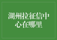 湖州拉征信中心：信用信息查询服务中心的定位与服务