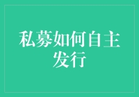 私募基金自主发行：挑战、创新与未来趋势