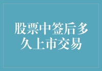 股票中签后的交易时间：从摇号到上市的全过程解析